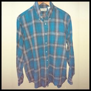 L.L. Bean Flannel Button Down Shirt | U.S.A. Made